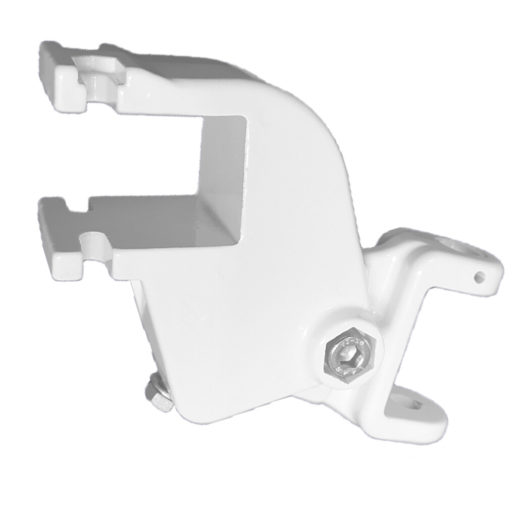 Supporto braccio tenda da sole a leva con incastro per barra 40x40 mm
