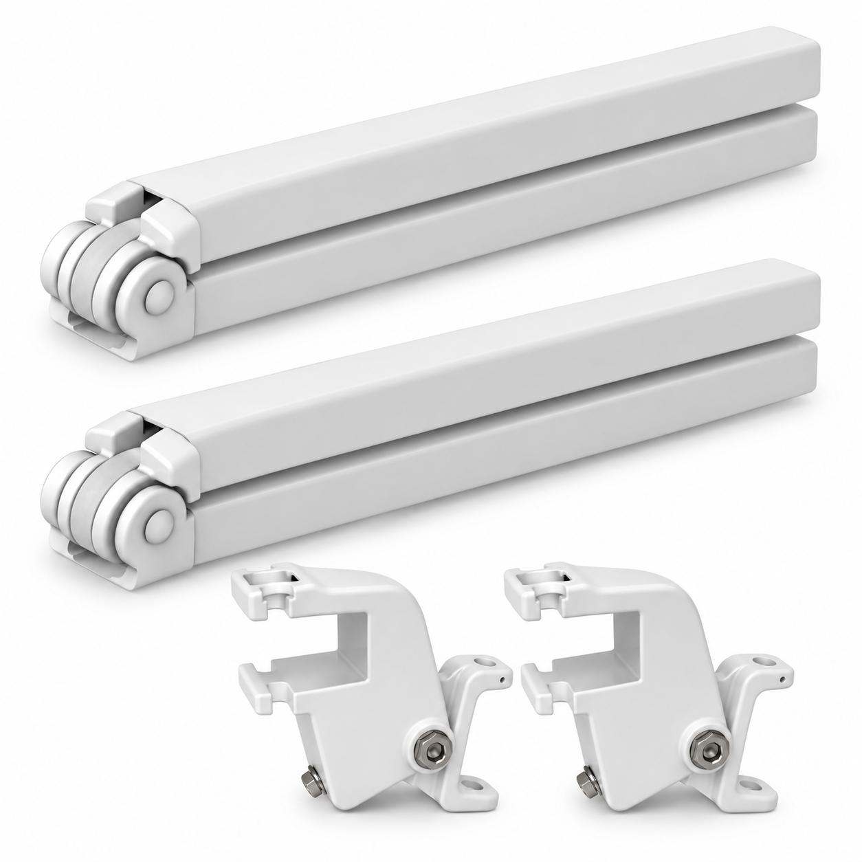 Kit universale sostituzione bracci tenda da sole con bracci arquati e supporti