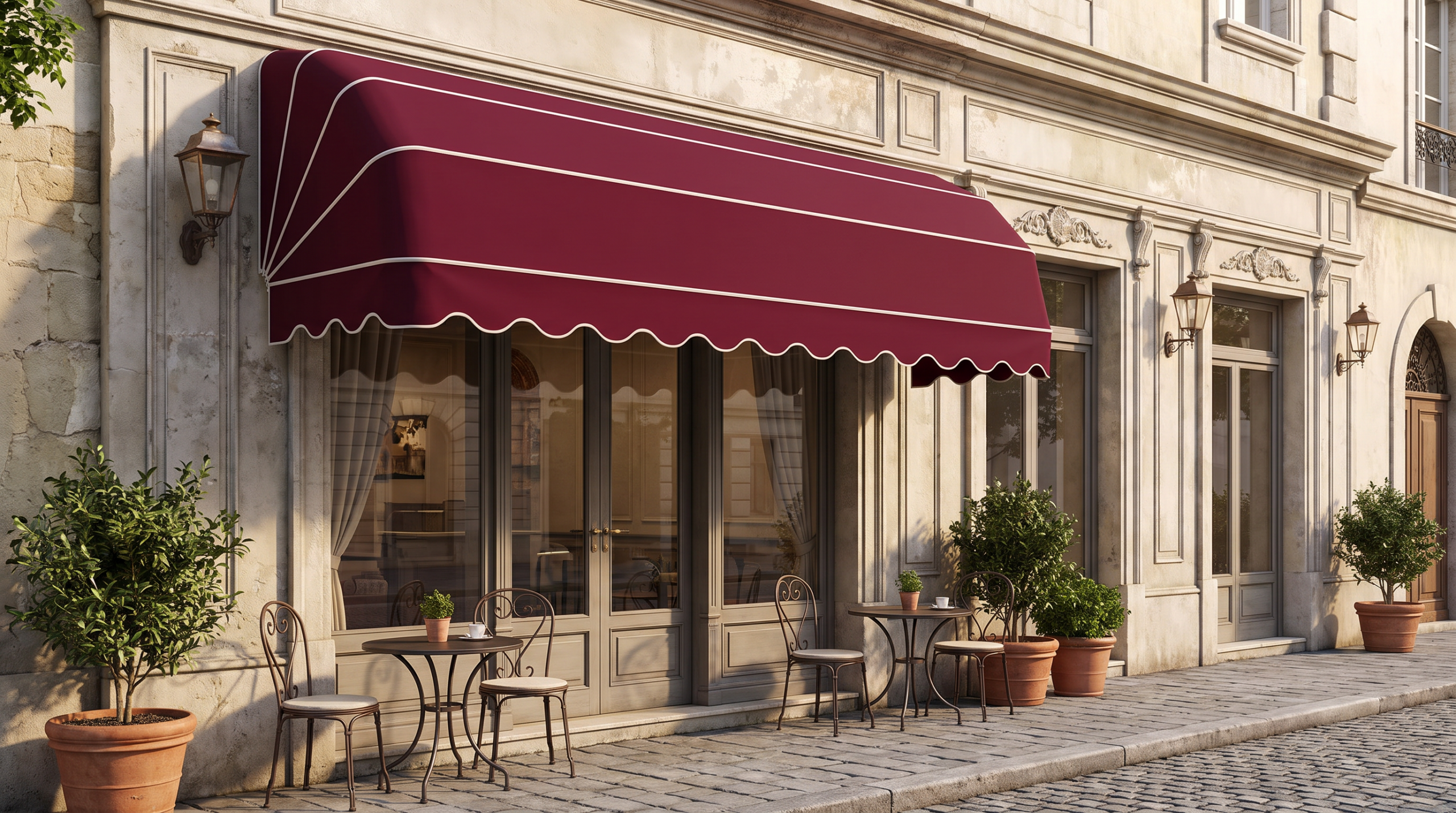 Tenda da sole a cappottina Alba per bar e attività commerciali