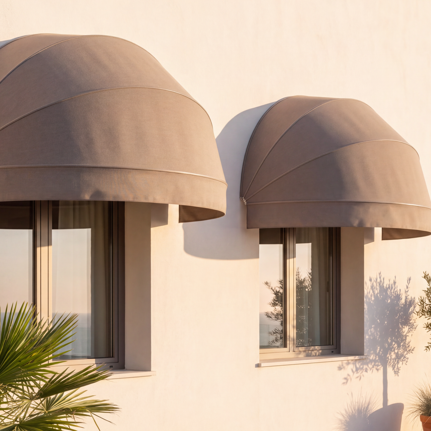 Tenda da sole a cappottina su misura per finestra