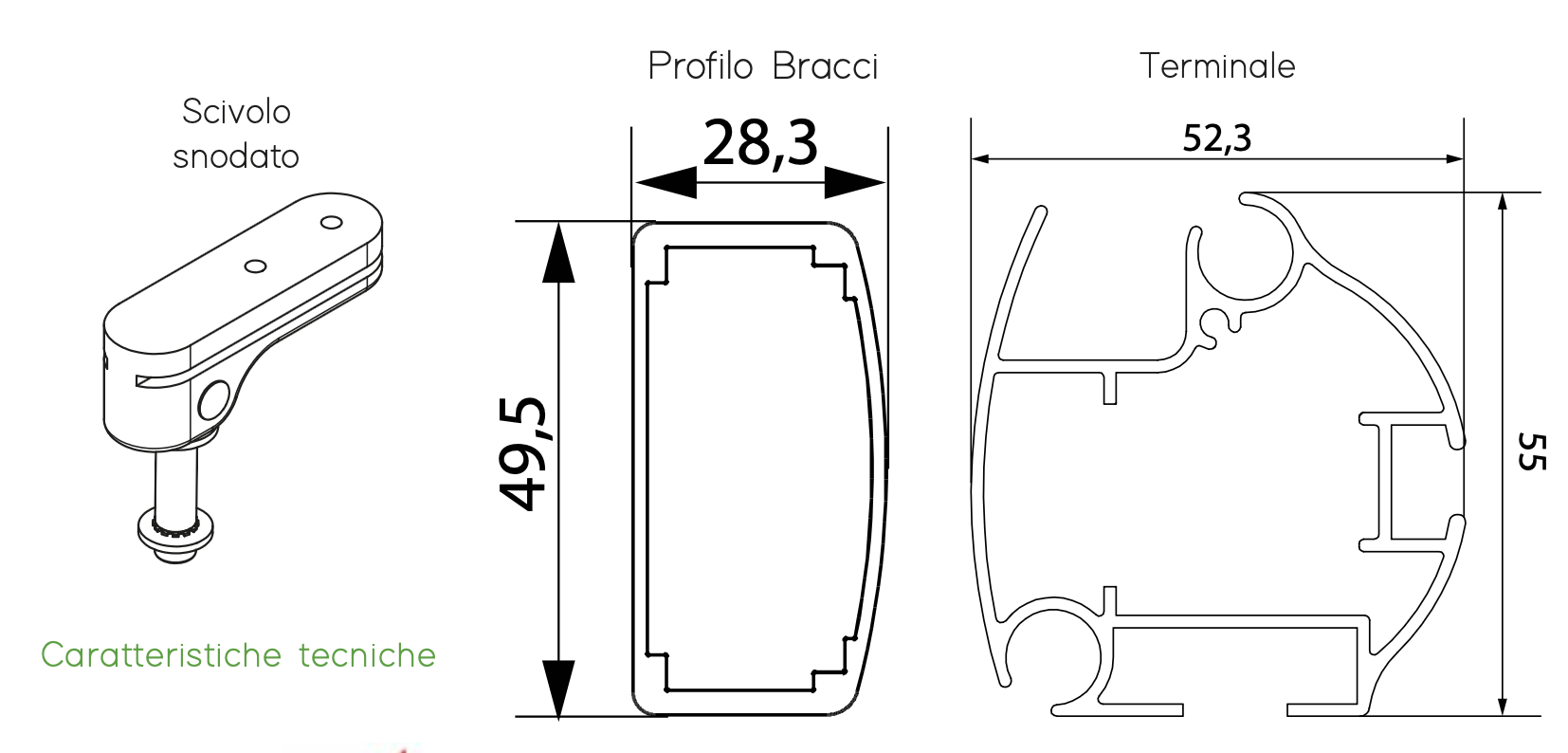 accessori tenda da sole